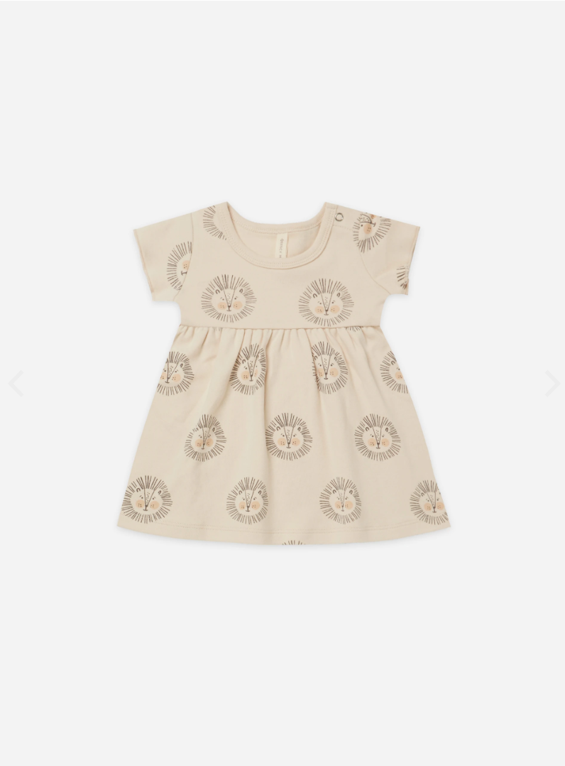 Short Sleeve Baby Dress - 3-6M